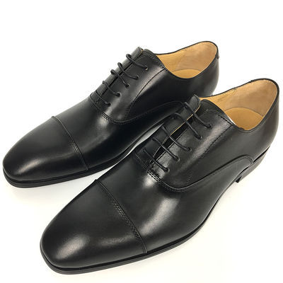 Calzature da uomo in cuoio nero / calzature da uomo business casual