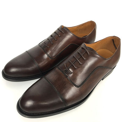 Piede appuntito di pelle vera uomo abito di pelle scarpe adatta festa di nozze di lavoro