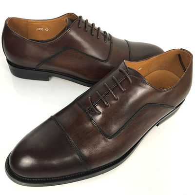 Piede appuntito di pelle vera uomo abito di pelle scarpe adatta festa di nozze di lavoro