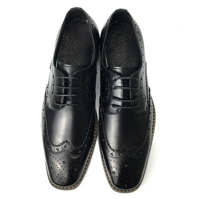 Calzature da uomo in pelle casual / Calzature da uomo nero Oxford Moda stile italiano