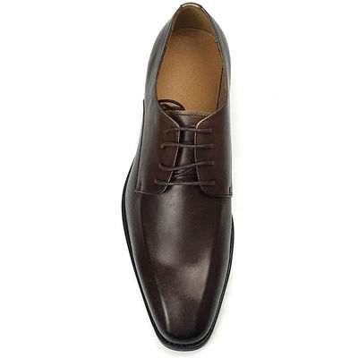 Colore marrone Uomo Pelle Calzature casual Tacchi bassi Scarpe Altezza Affari di affari Stile