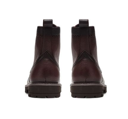 Stivali di pelle calda, scarpe da lavoro da uomo, tipo chiusura.