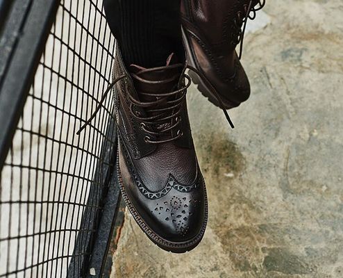 Stivali di pelle calda, scarpe da lavoro da uomo, tipo chiusura.