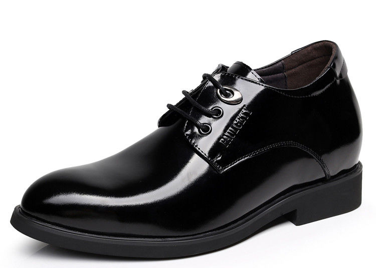 Calzature da ascensore maschile con pizzico di Oxford nero