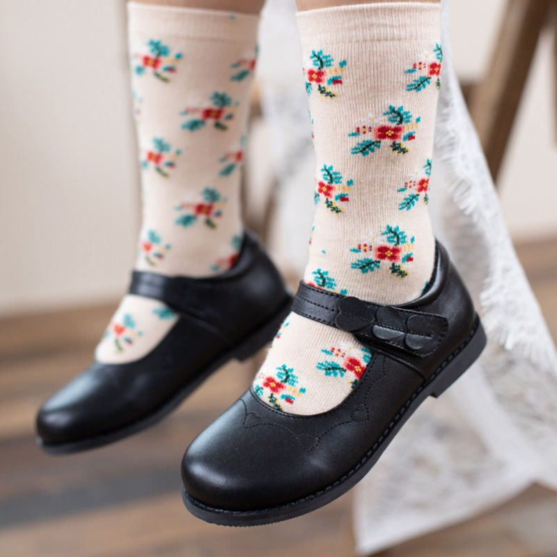 OEM Scarpe da scuola Mary Jane punta rotonda Bello look tutte le taglie 26-38