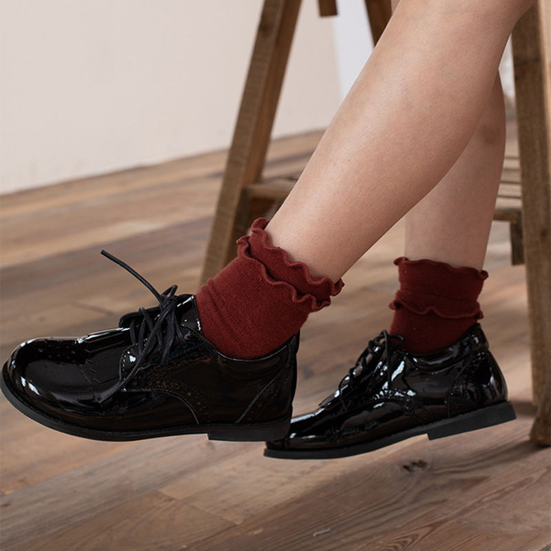 Scarpe da scuola in pelle unisex taglia 26-40 ragazze scarpe in pelle Tassel