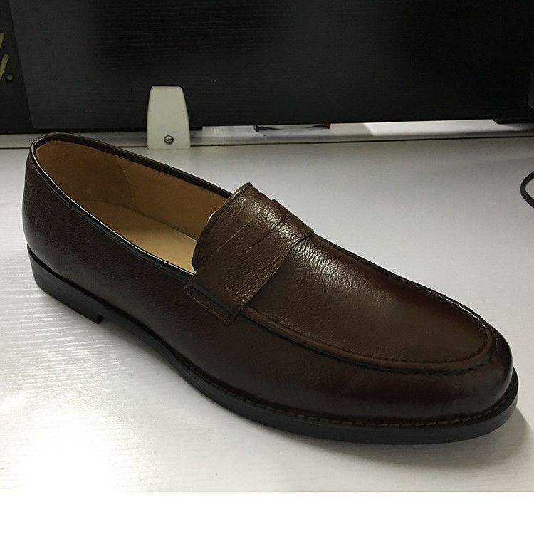 Scarpe da uomo in pelle marrone, calzature da festa di moda, calzature da uomo.
